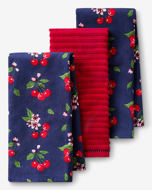 Cherry Blossom Kitchen Towel Set