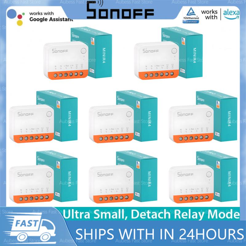SONOFF MINIR4 Wi-Fi Smart Switch 10A Mini Smart Home Relay Module