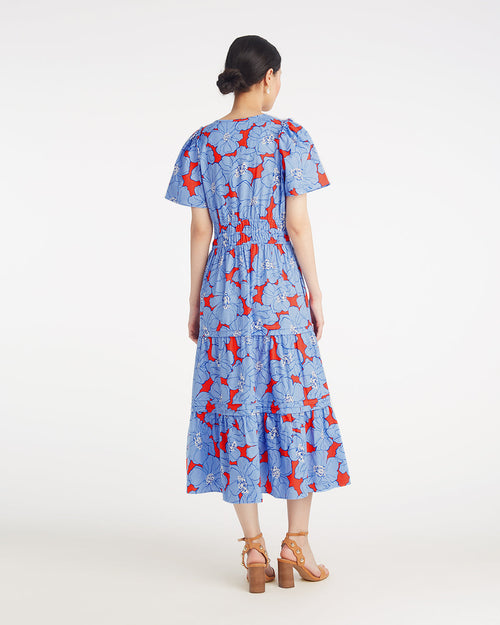 Hollie Midi Dress in Floating Floral