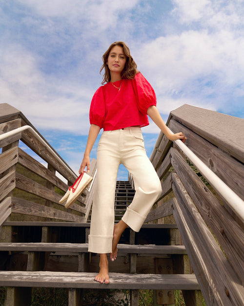 Cuffed Bottom Pant