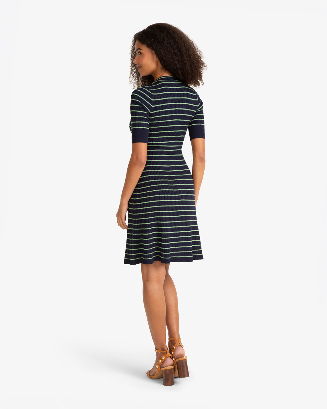 Judy Striped Knit Dress