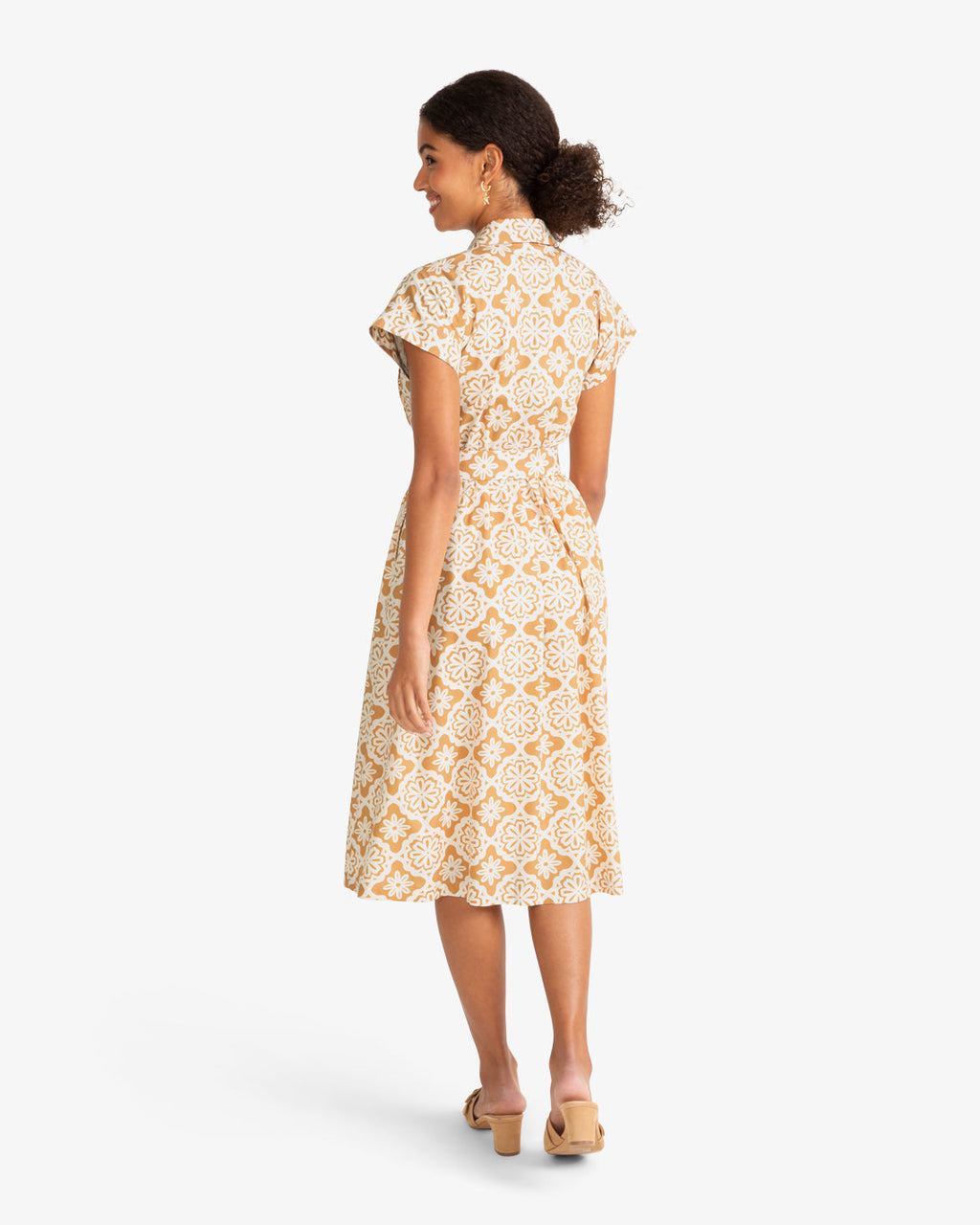 Skylar Belted Shirt Dress