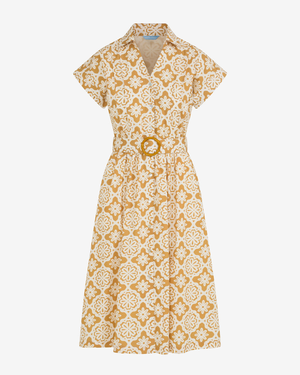 Skylar Belted Shirt Dress
